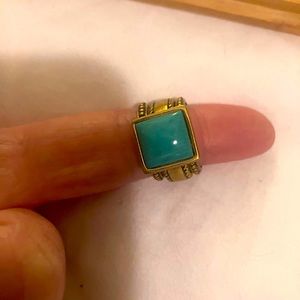 Barse turquoise ring, size 6